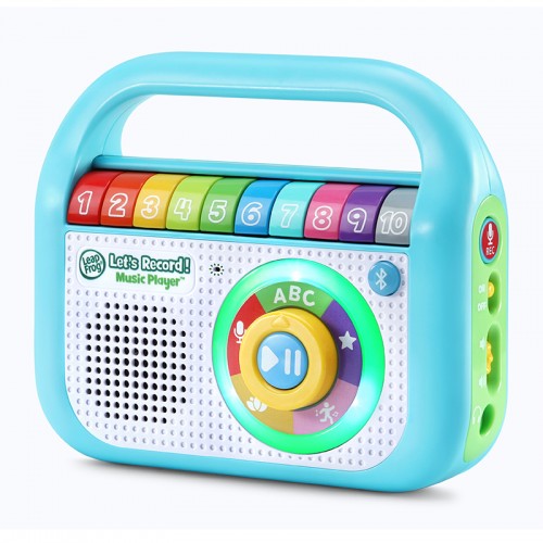 LeapFrog Let's Record! Music Player | Wireless Player | Toy Radio | Bluetooth Player | Educational Toys